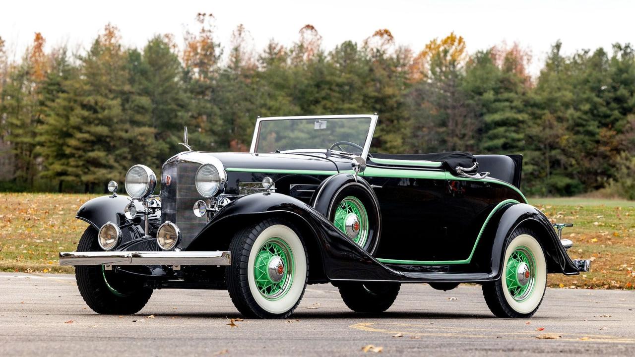 1933 LaSalle Series 345C V-8 Convertible Coupe