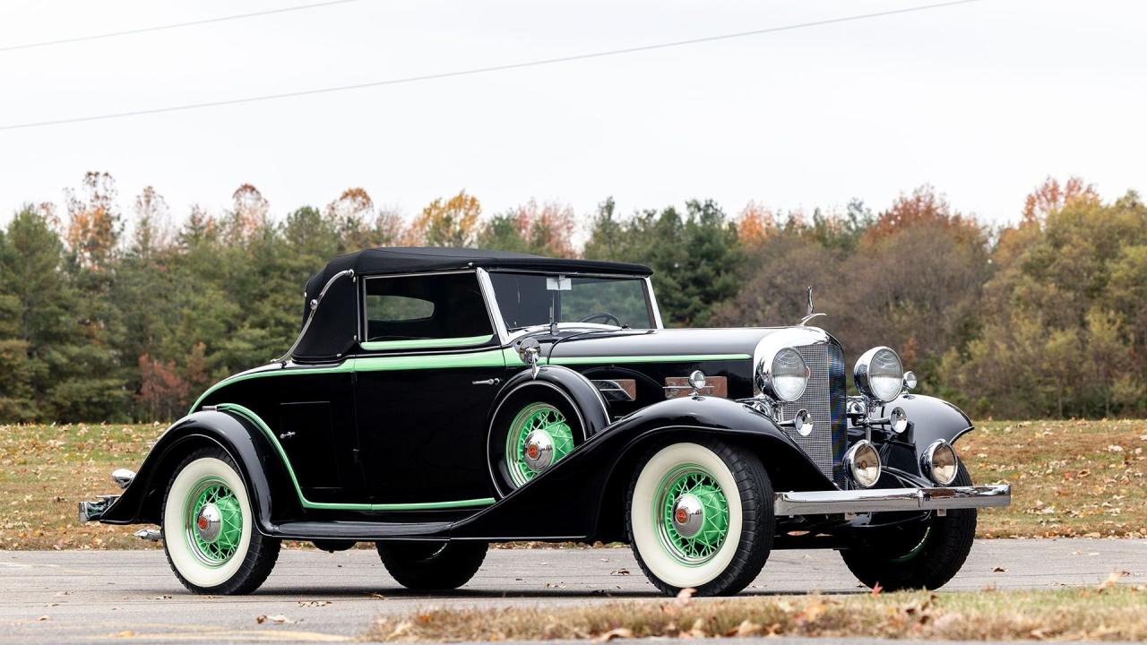 1933 LaSalle Series 345C V-8 Convertible Coupe