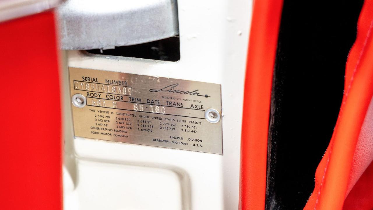 1960 Lincoln Continental Mark V Convertible