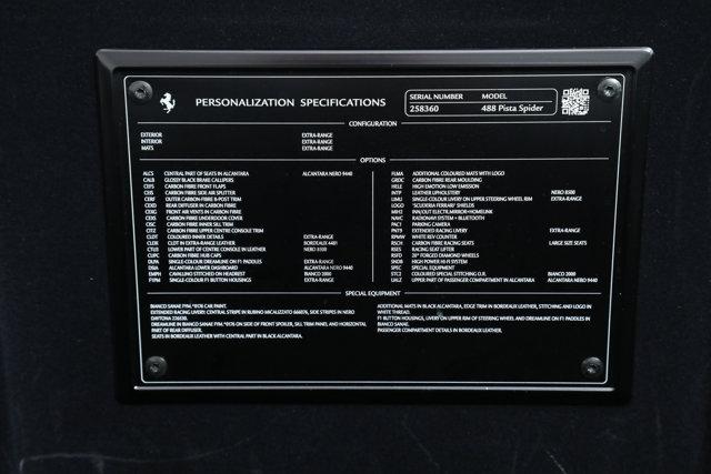 2020 Ferrari 488 PISTA SPIDER