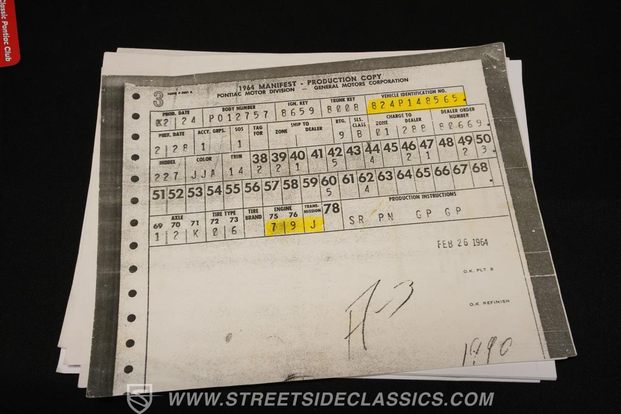 1964 Pontiac GTO Tri Power