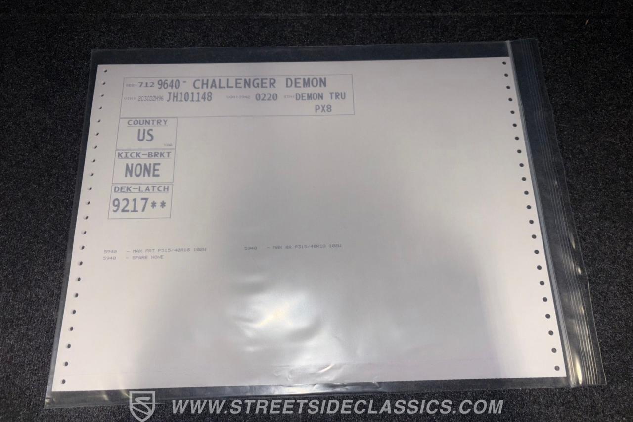 2018 Dodge Challenger SRT Demon