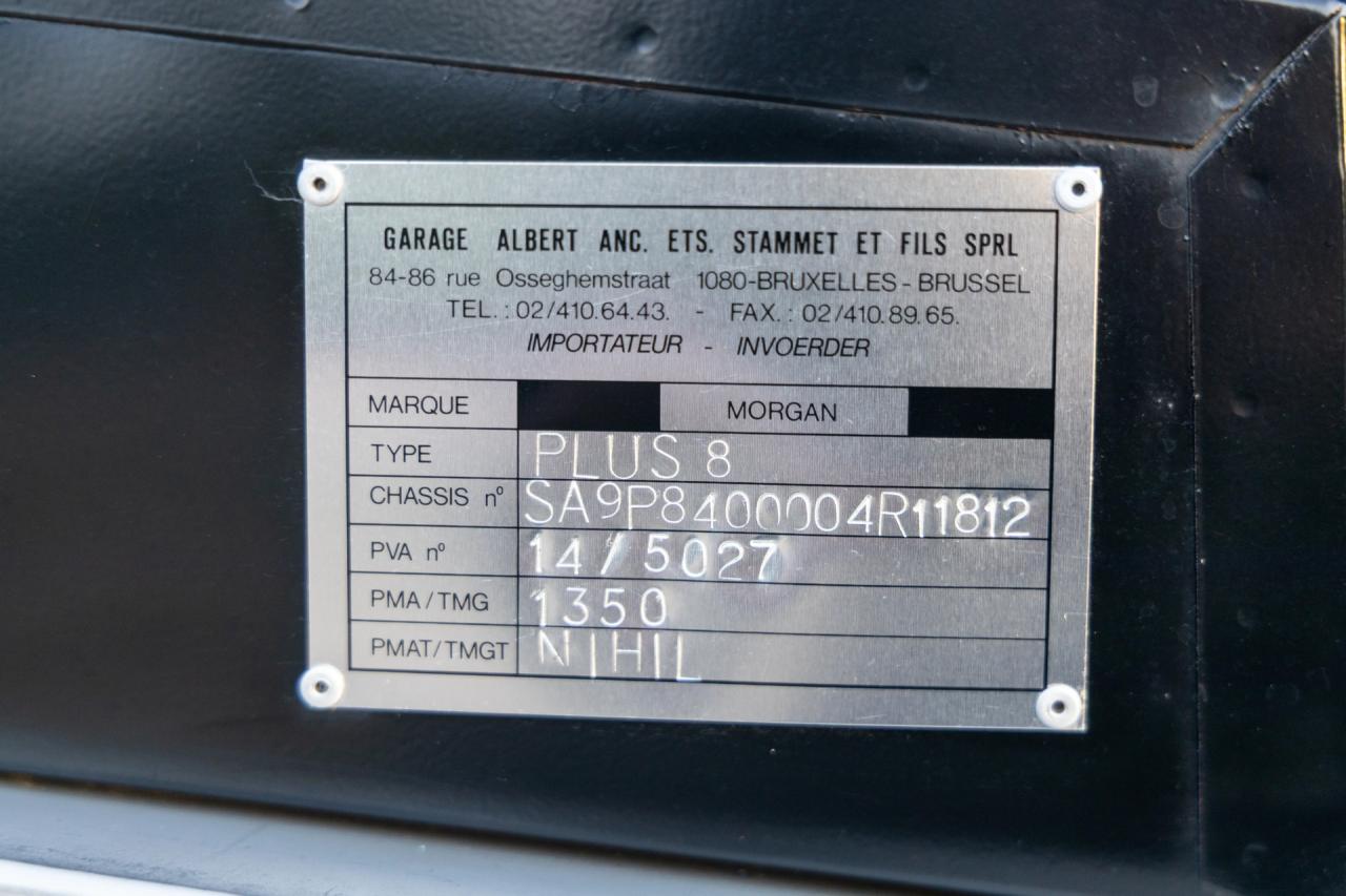 1998 Morgan Plus 8 4.6i &ldquo; in Lancia Blue&rdquo;