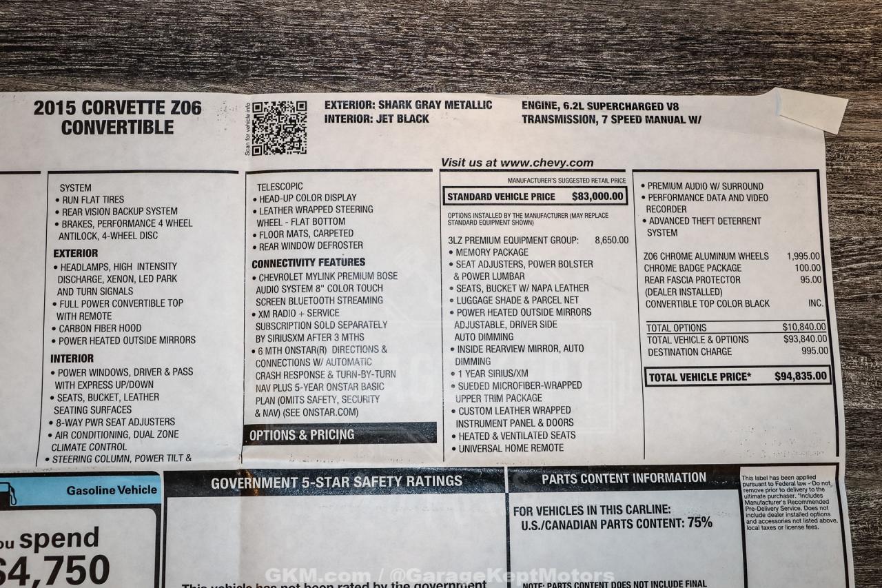 2015 Chevrolet Corvette