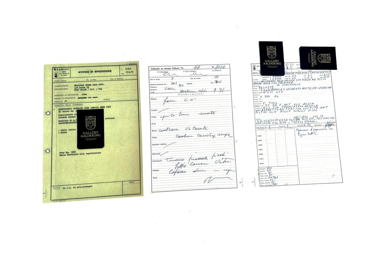 1971 Maserati Indy America 4900 &ldquo;Blu Ischia&rdquo;