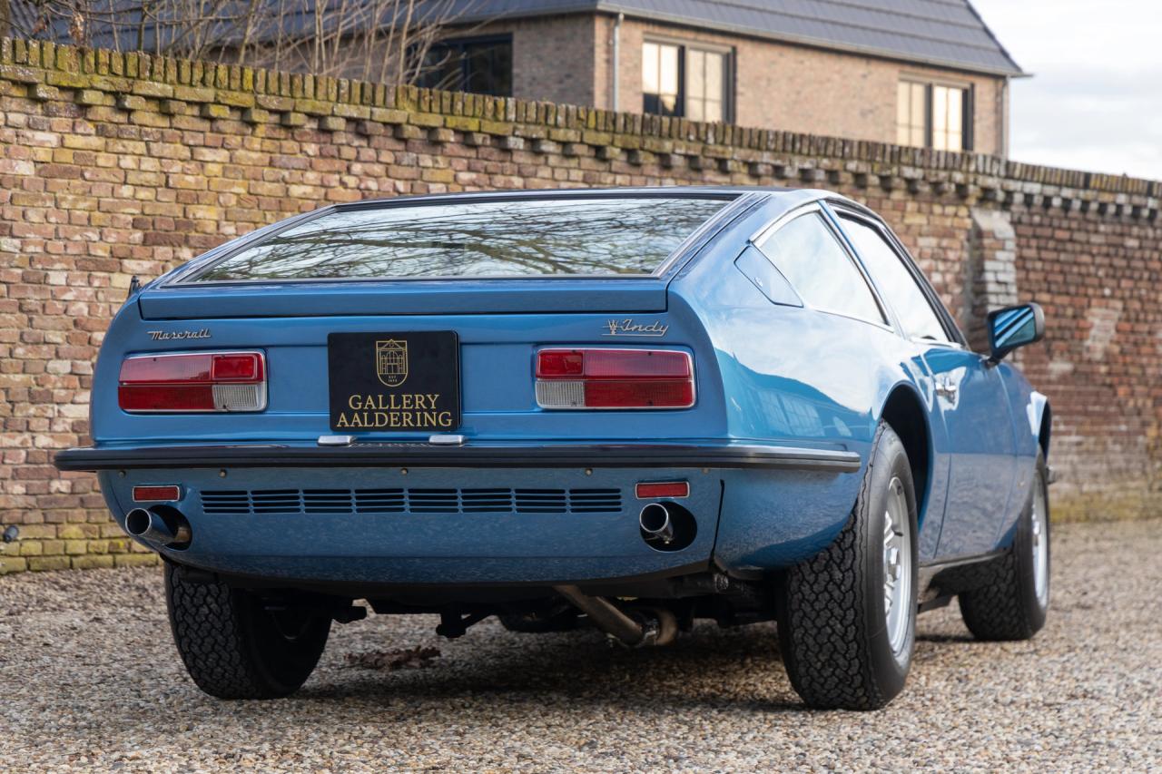 1971 Maserati Indy America 4900 &ldquo;Blu Ischia&rdquo;