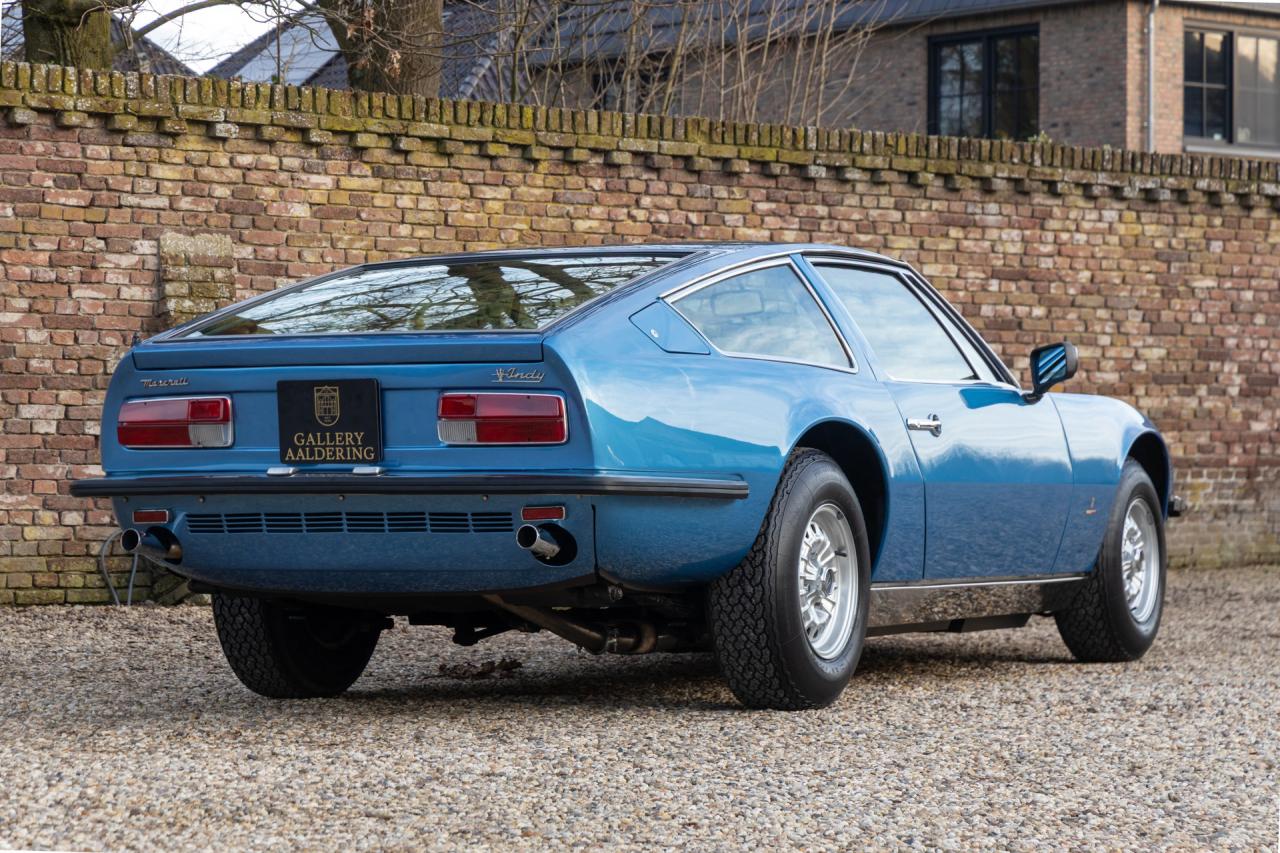 1971 Maserati Indy America 4900 &ldquo;Blu Ischia&rdquo;