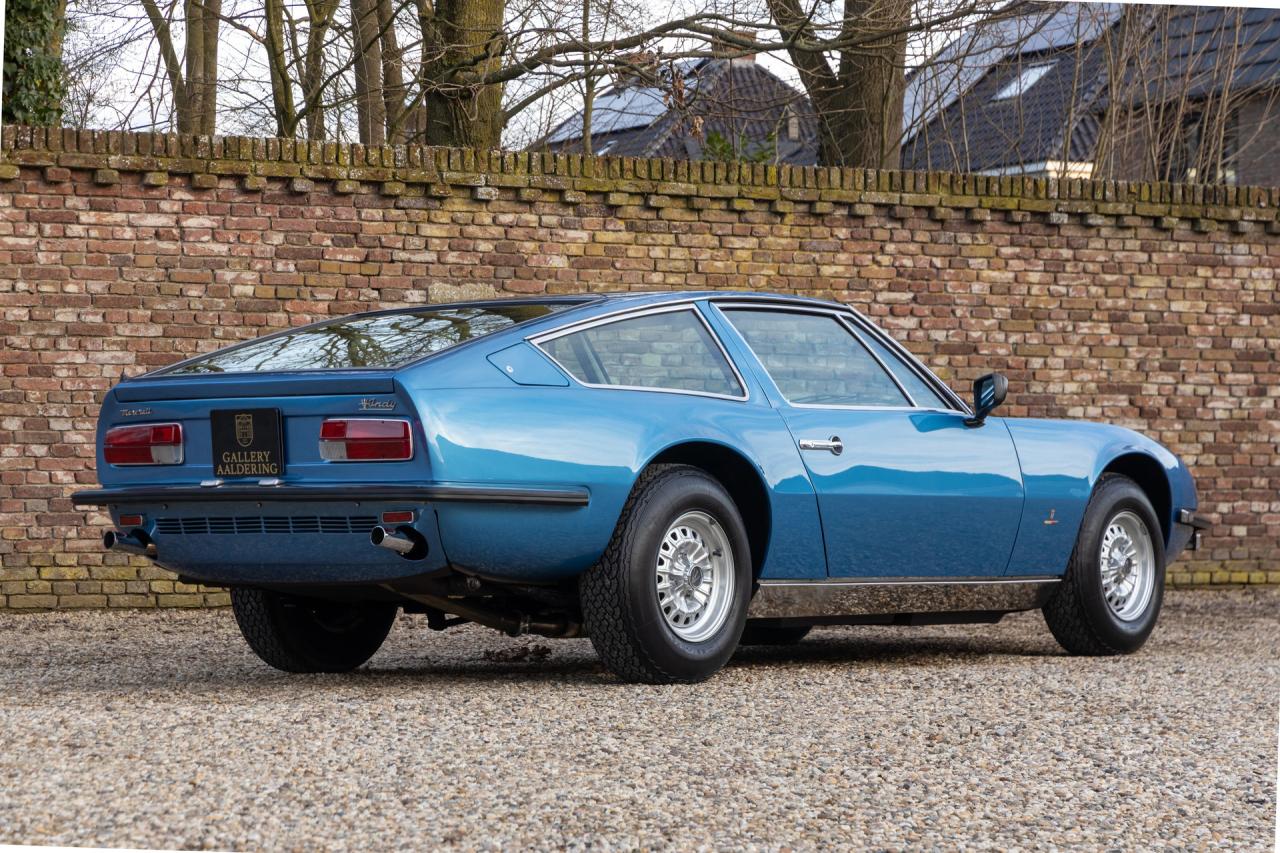 1971 Maserati Indy America 4900 &ldquo;Blu Ischia&rdquo;