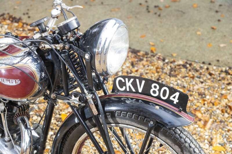 1938 Triumph TIGER 70 ZH DELUX