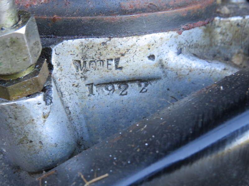 1922 AJS MODEL B 2 3/4 HP TOURING