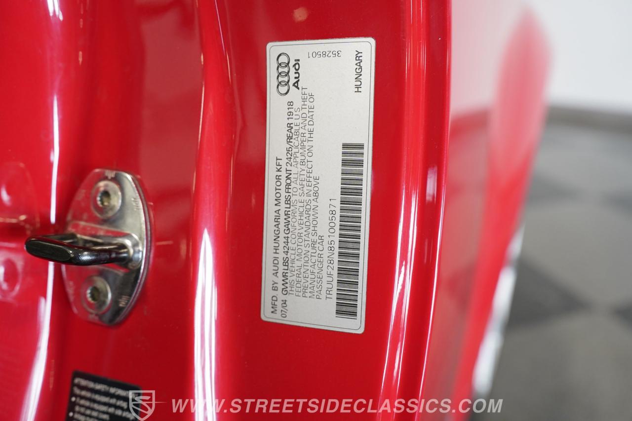 2005 Audi TT 3.2 Quatro