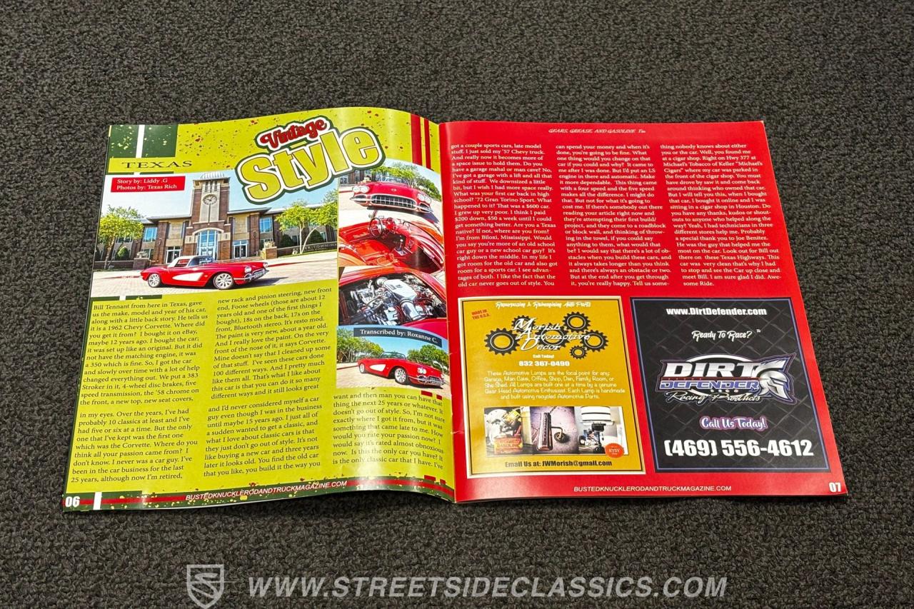 1962 Chevrolet Corvette Convertible Restomod