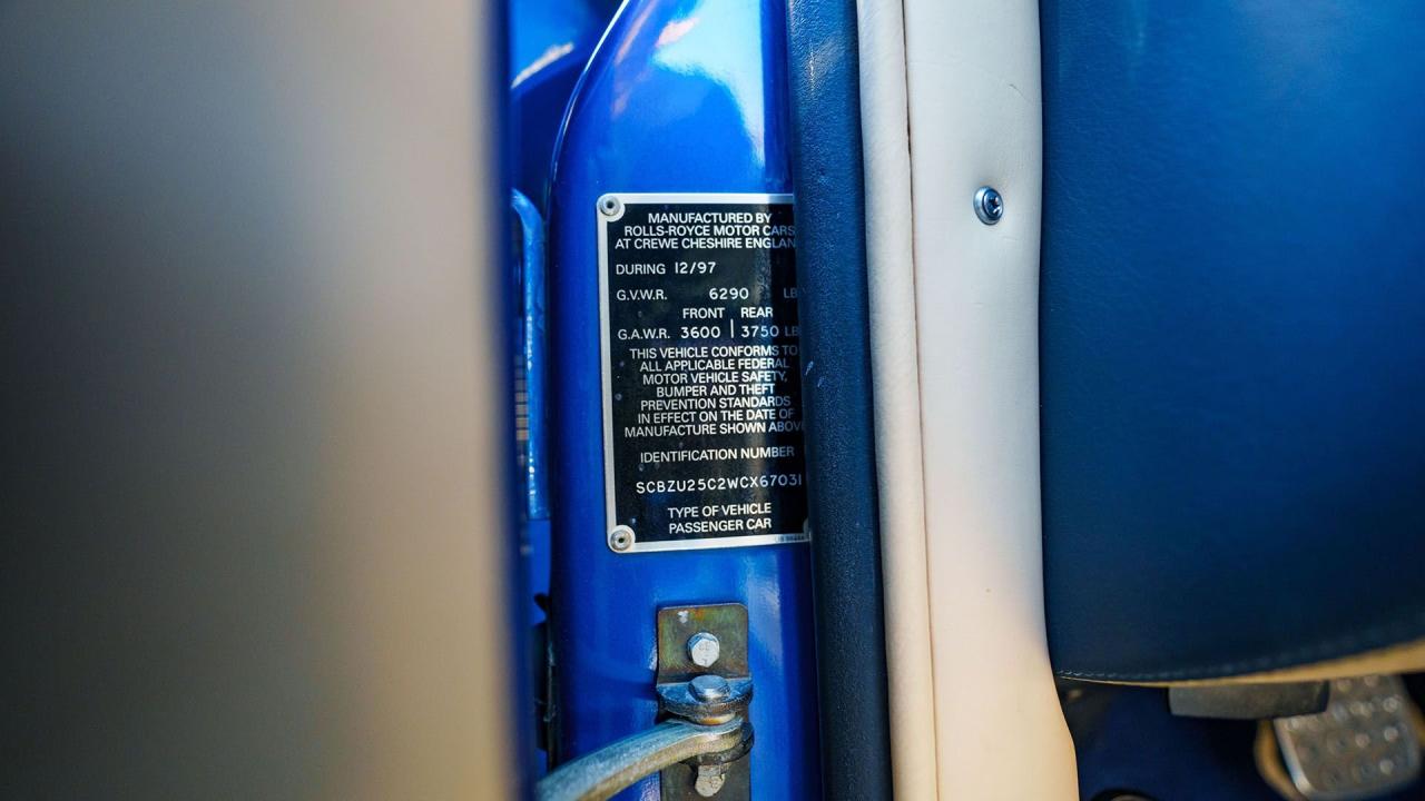 1998 Bentley Continental T North American RSE