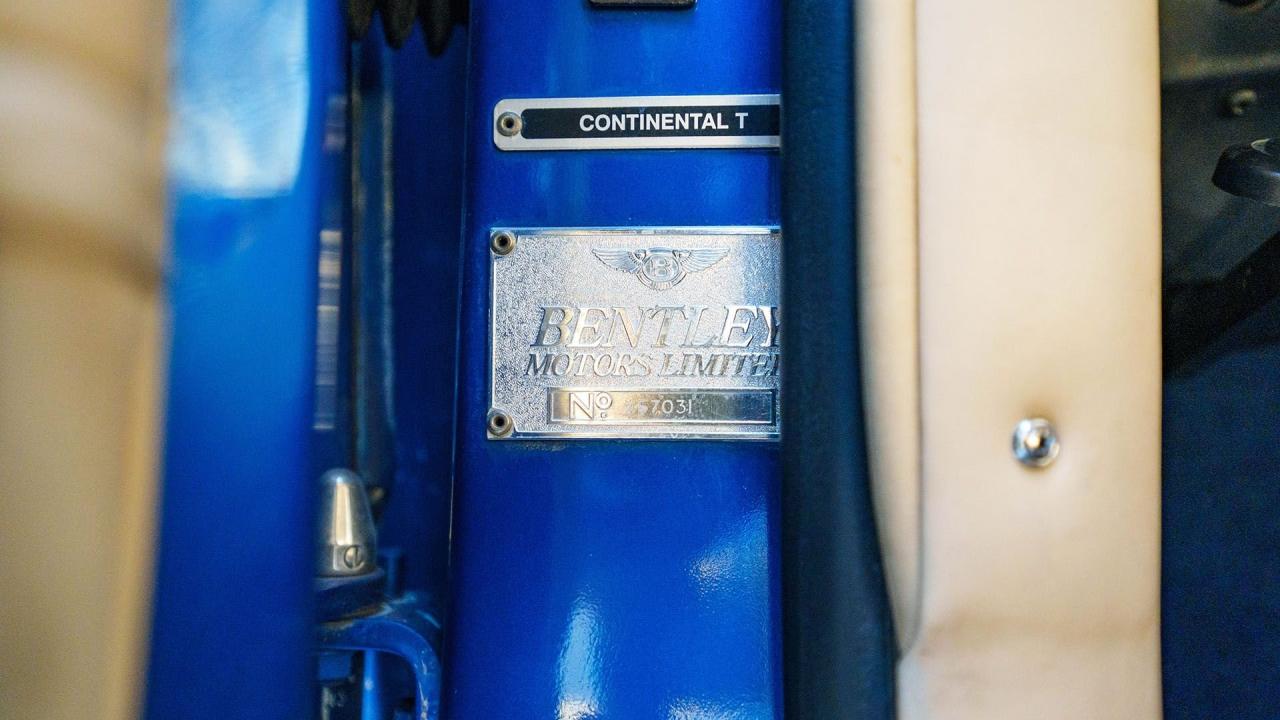 1998 Bentley Continental T North American RSE