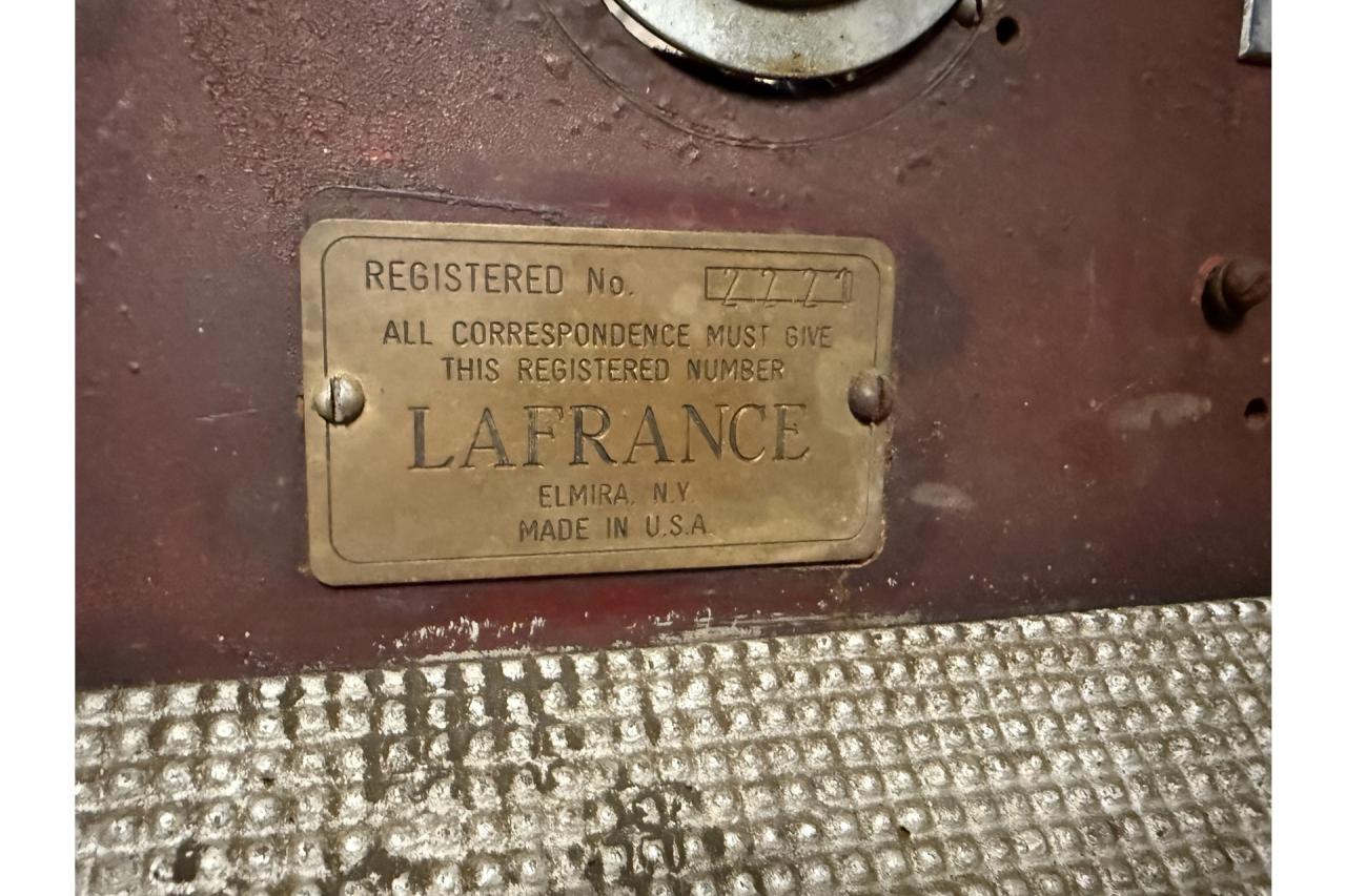 1919 American La France Type 75 Pumping Car &ldquo;Unrestored and in working order&rdquo;