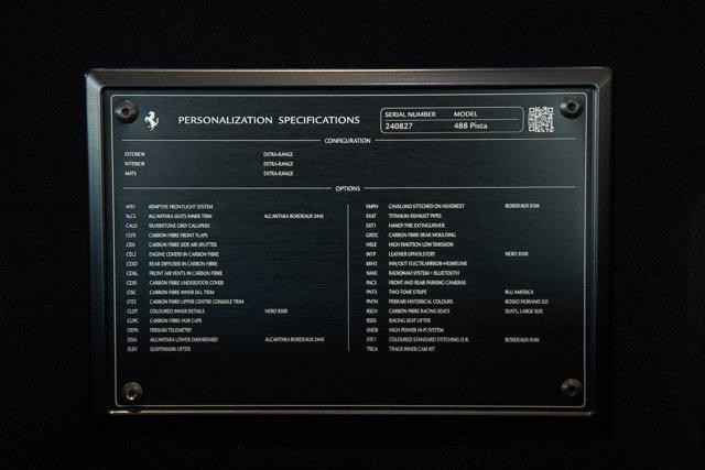 2019 Ferrari 488 PISTA