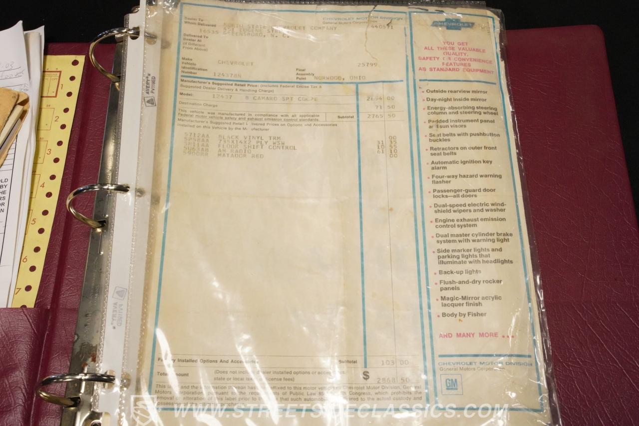 1968 Chevrolet Camaro