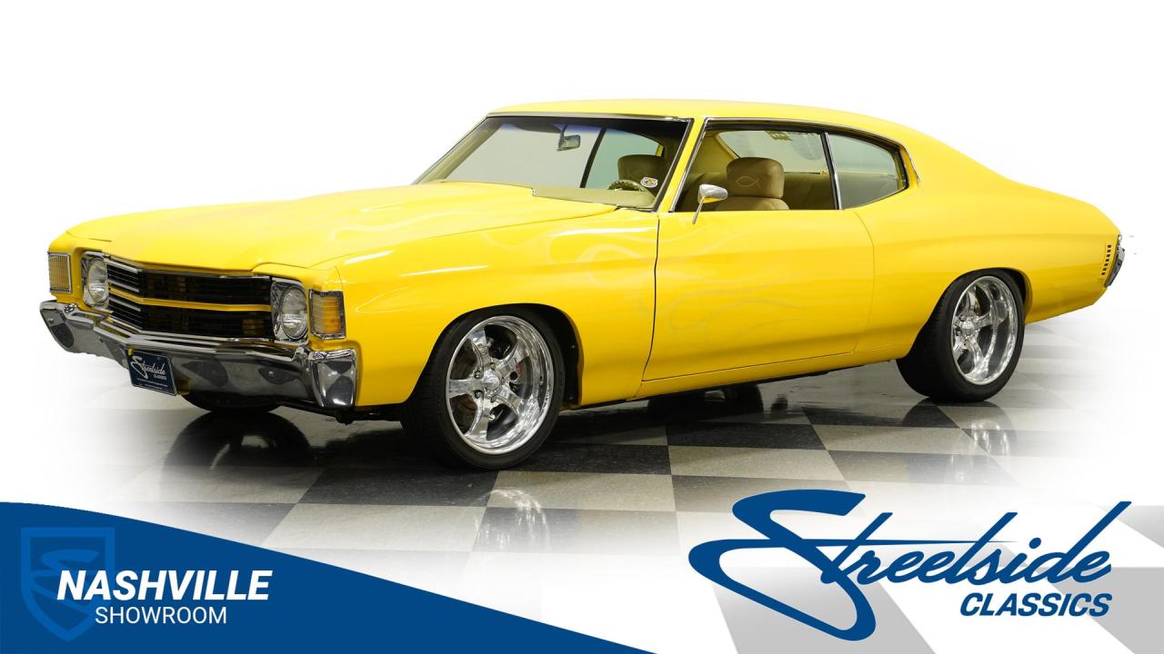 1972 Chevrolet Malibu Chevelle LS3 Restomod