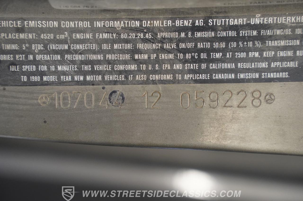 1980 Mercedes - Benz 450SL