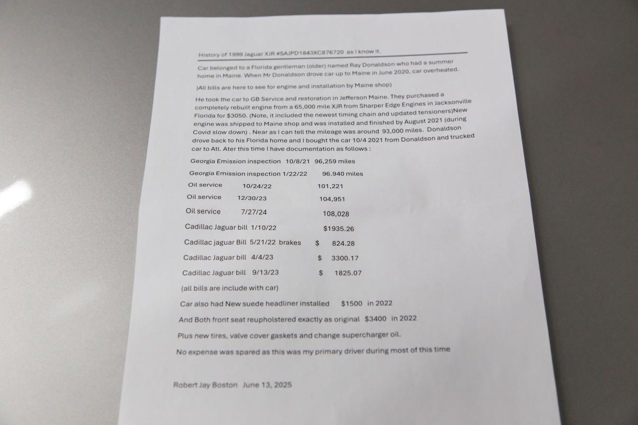 1999 Jaguar XJR SUPERCHARGED V8