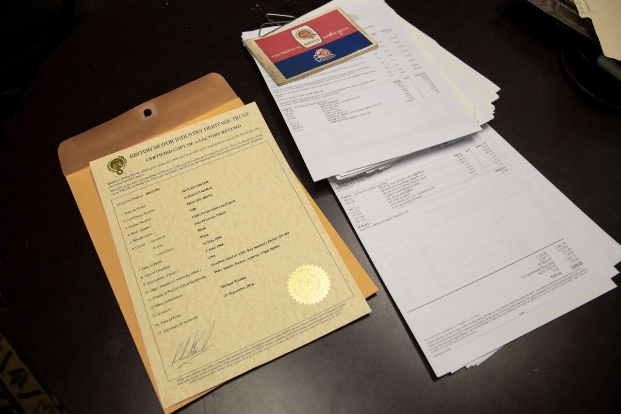 1968 MG MGB with OVERDRIVE