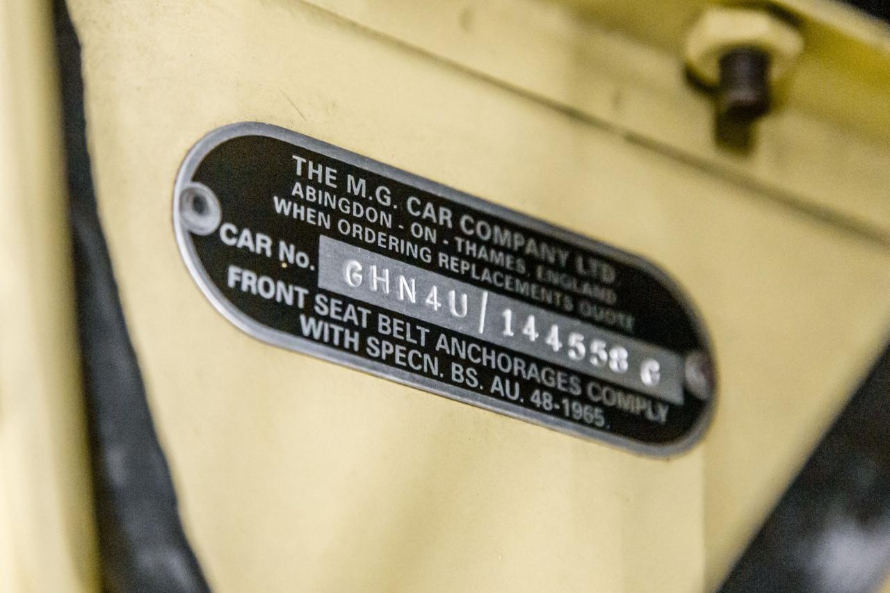 1968 MG MGB with OVERDRIVE