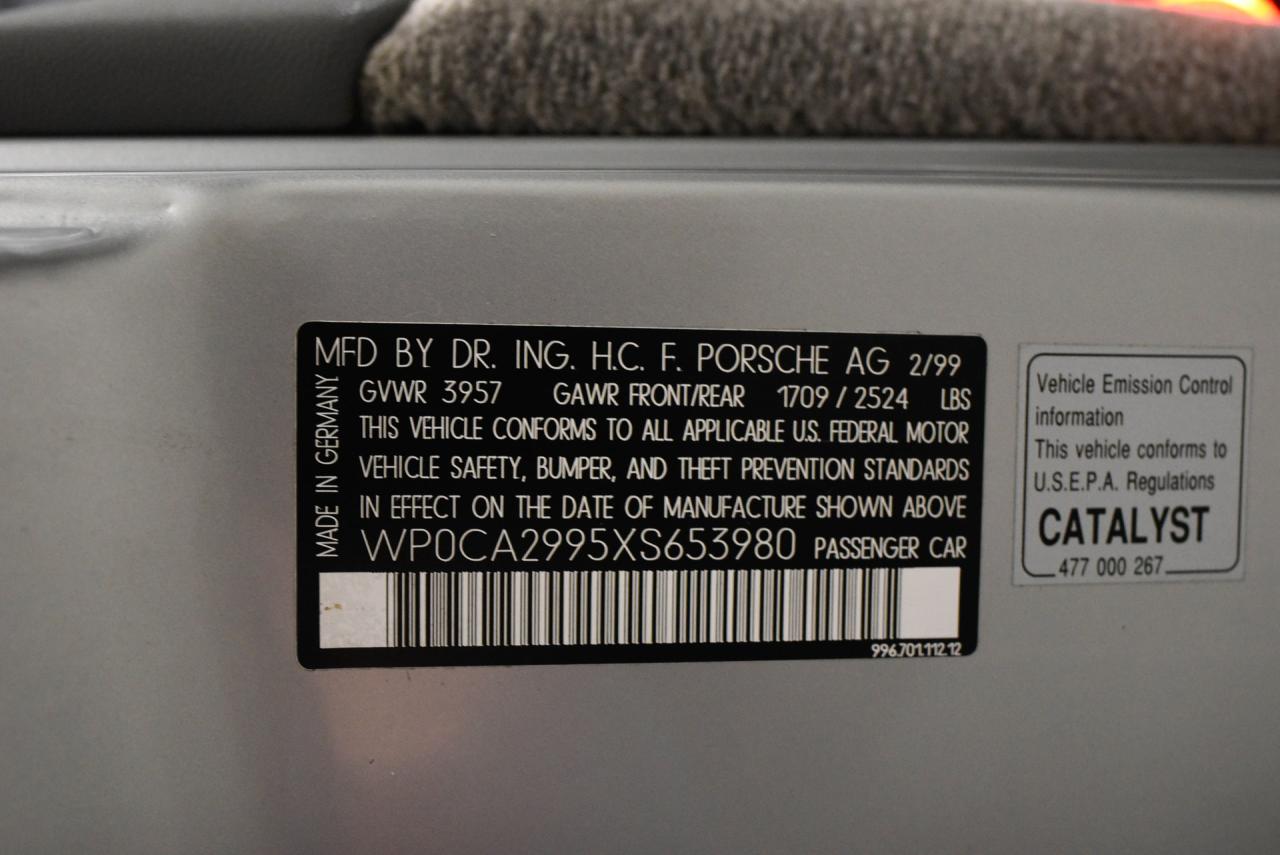 1999 Porsche 12130 mile 911/996 CABRIOLET