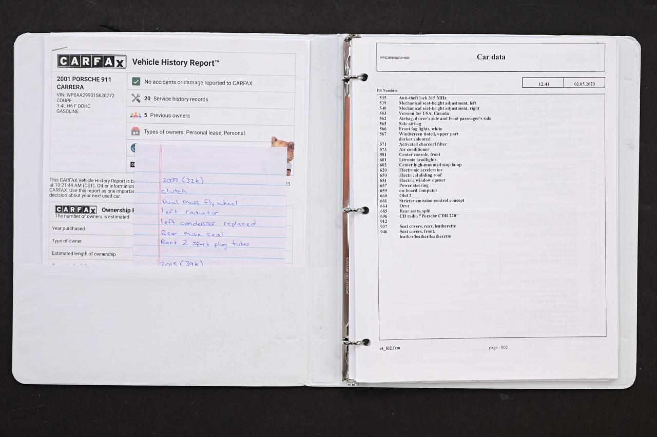 2001 Porsche 911/996 C4 Coupe