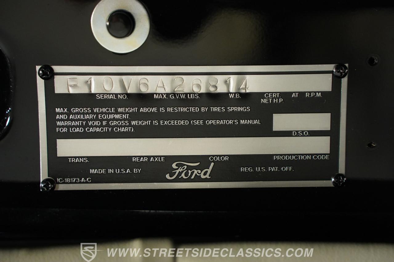 1956 Ford F-100 Big Window Restomod