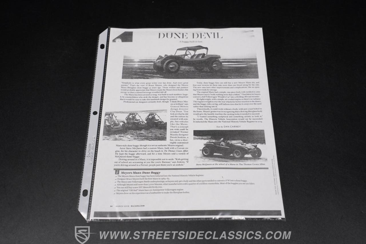 1967 Volkswagen Meyers Manx Dune Buggy