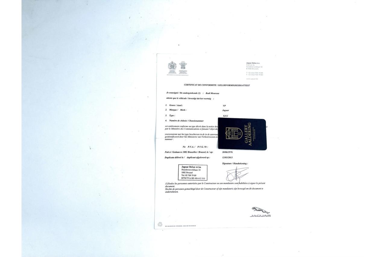 1976 Jaguar XJ12 L Series 2 &ldquo;Golden Sand with Mulberry Red leather&rdquo;