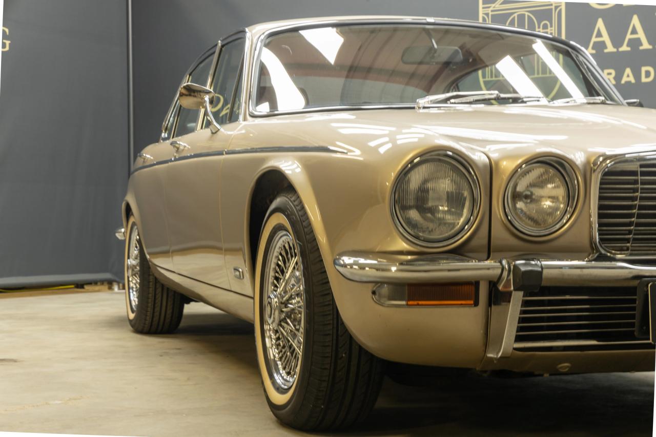1976 Jaguar XJ12 L Series 2 &ldquo;Golden Sand with Mulberry Red leather&rdquo;