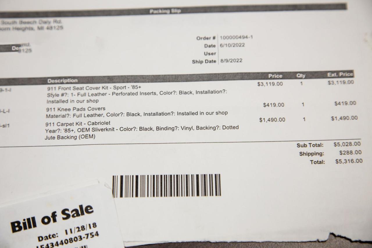 1985 Porsche M491 911 CABRIOLET