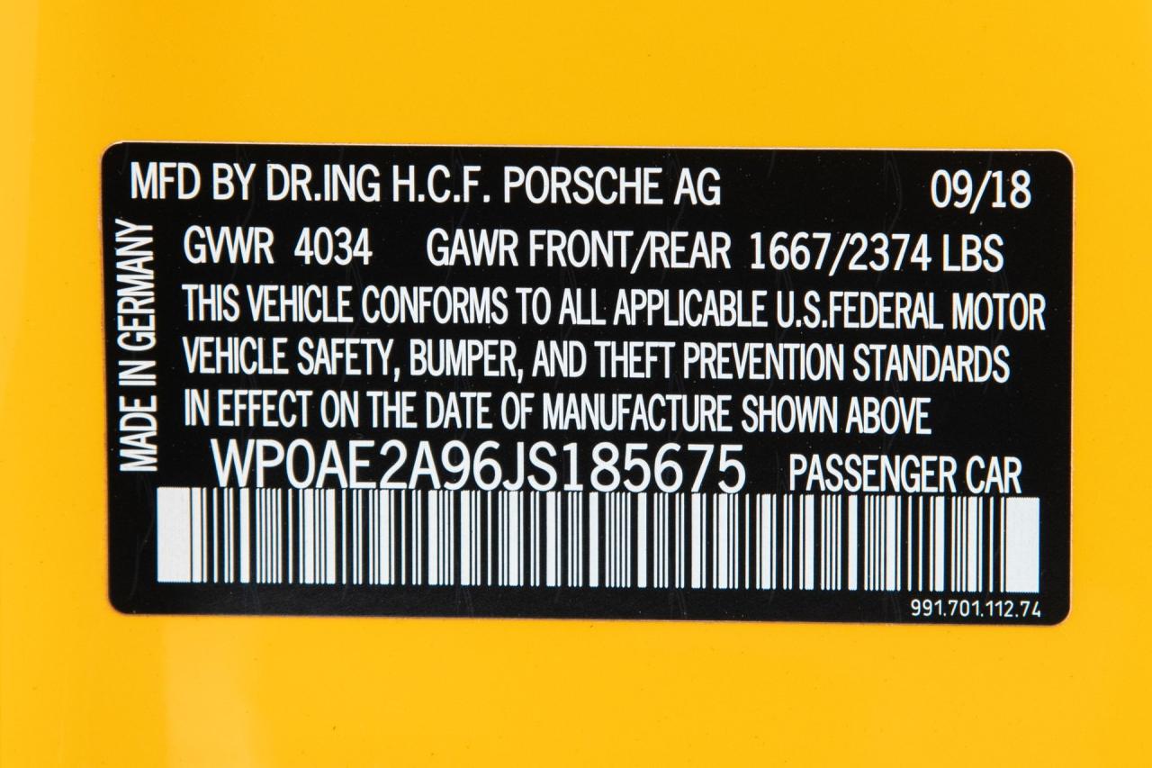 2018 Porsche 911 GT2 RS