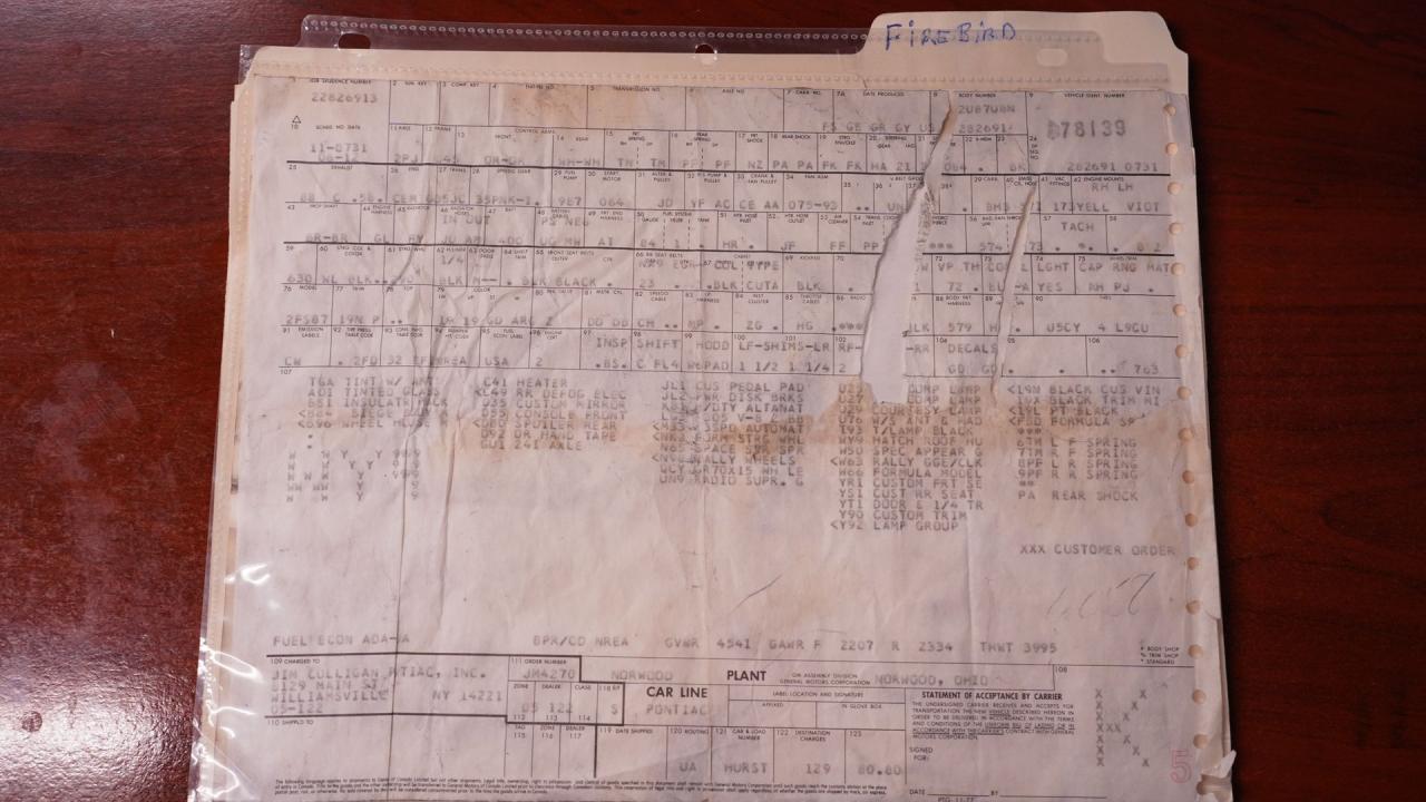 1978 Pontiac Firebird Formula