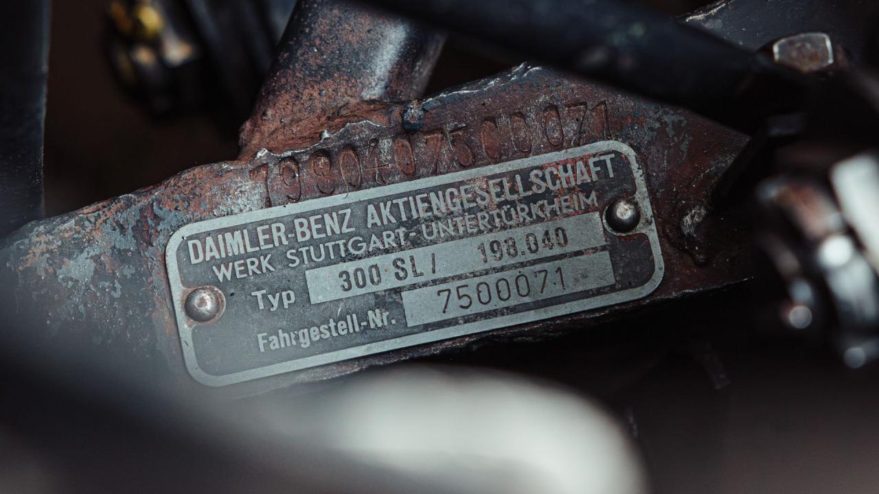 1957 Mercedes - Benz 300 SL Gullwing Coupe