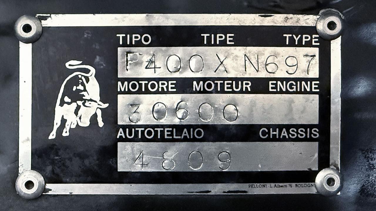 1971 Lamborghini Miura P400 S