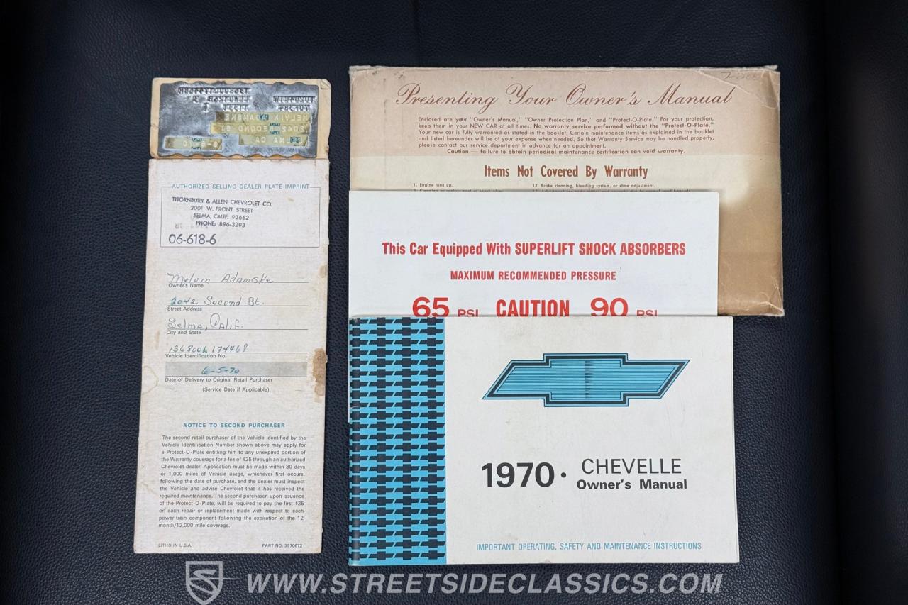 1970 Chevrolet El Camino SS 396