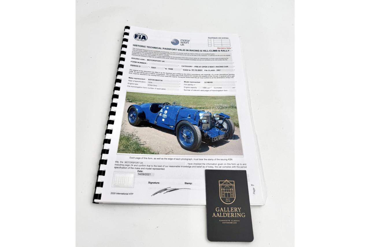 1934 Aston Martin Le Mans 1933 &ldquo;Faithful replica of the legendary LM10&rdquo;