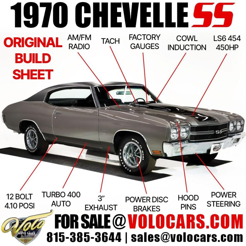 1970 Chevrolet Chevelle SS 454 LS6