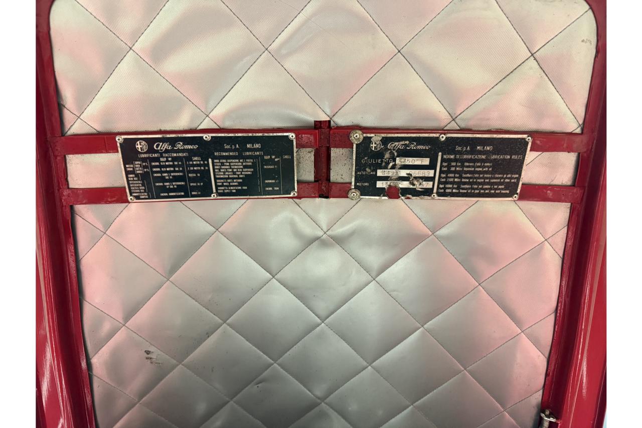 1959 Alfa Romeo Giulietta Spider Veloce