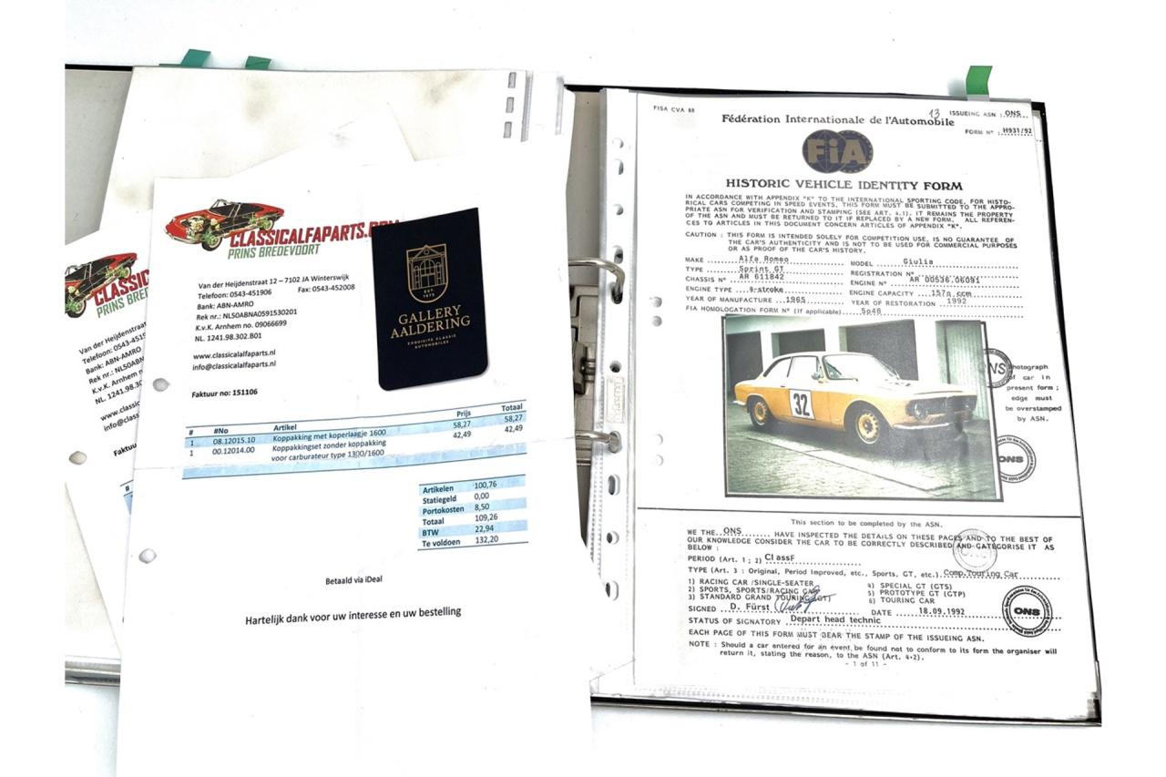 1965 Alfa Romeo Giulia Sprint GT 1600 &ldquo;Scuderia&rdquo;