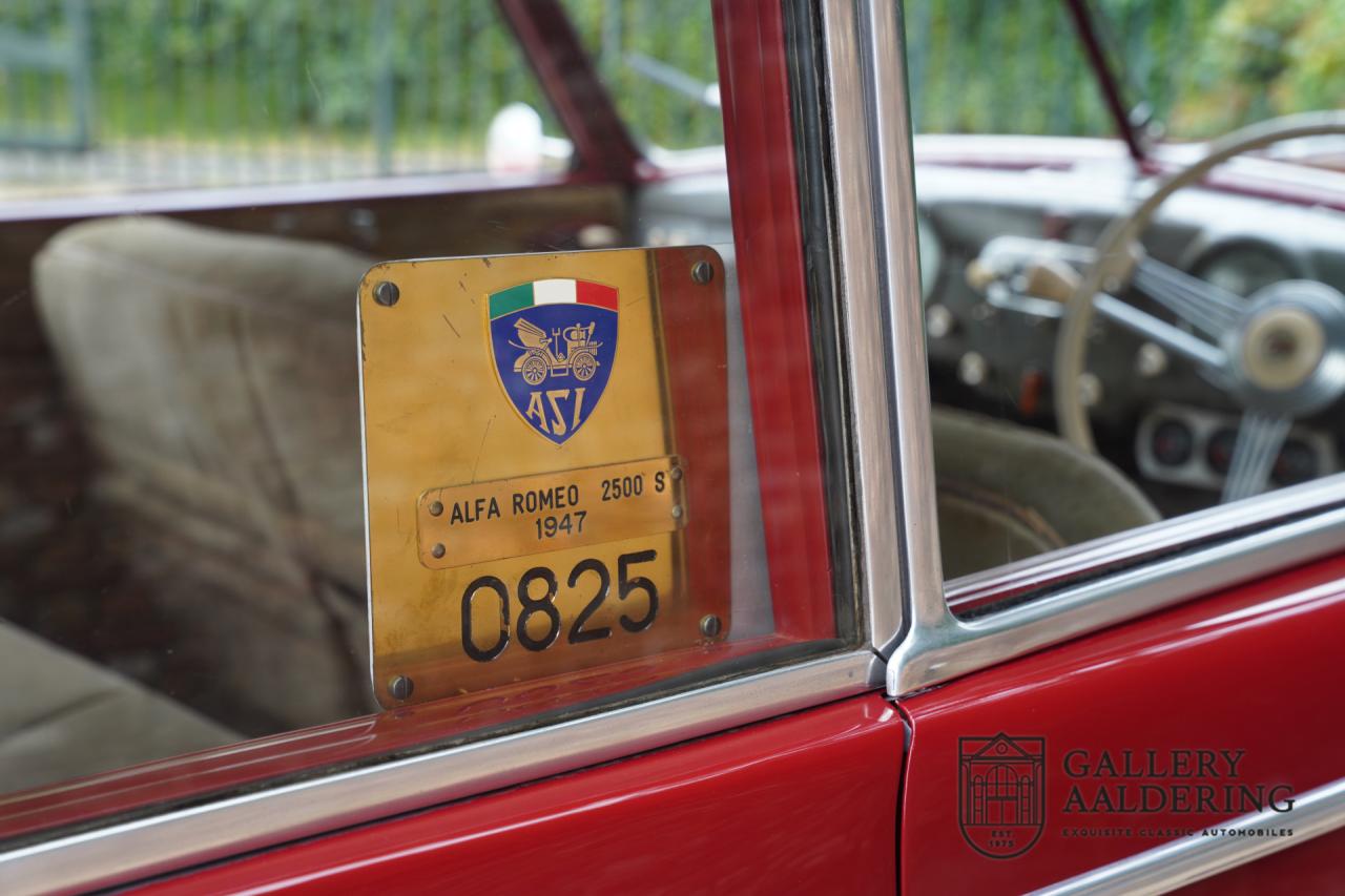 1947 Alfa Romeo 6c 2500 Freccia d&rsquo;Oro