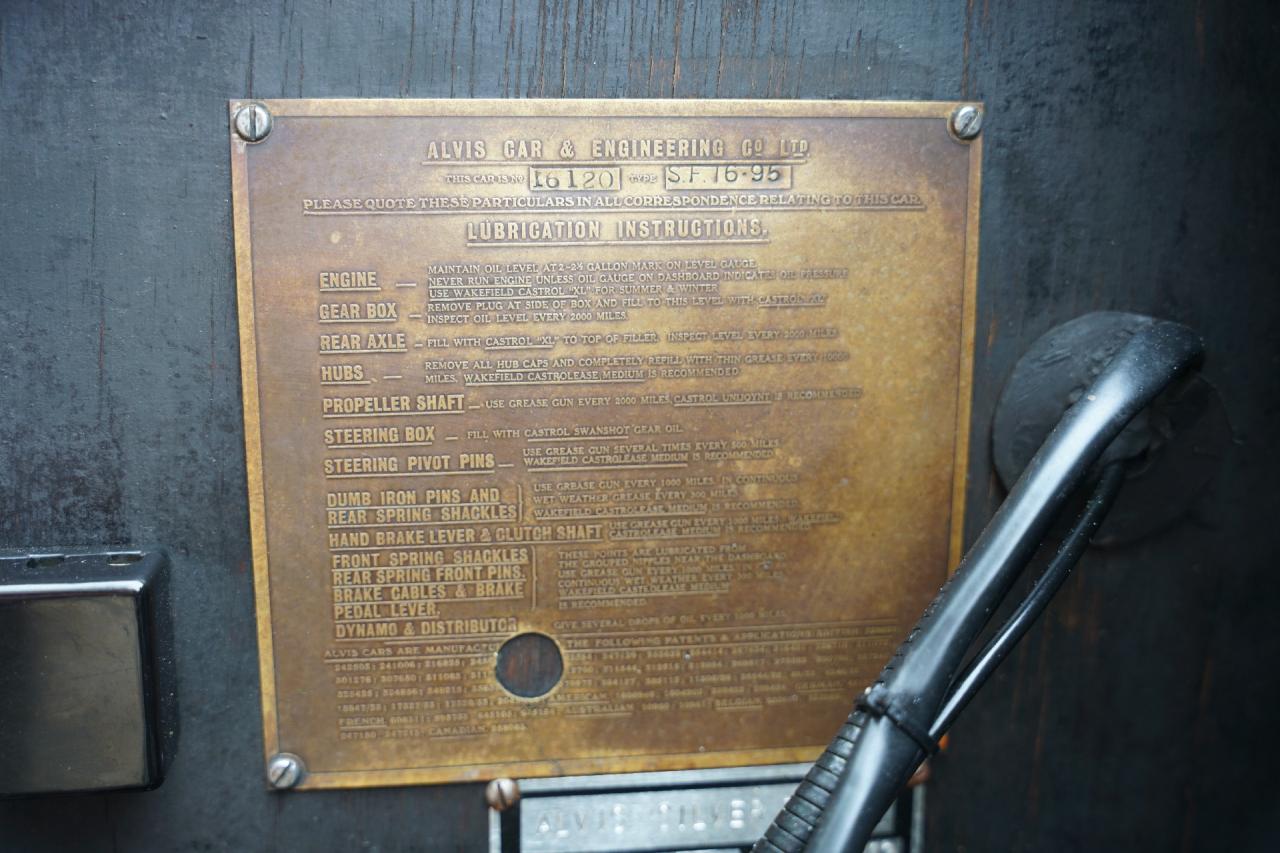 1934 Alvis Silver Eagle Open Tourer