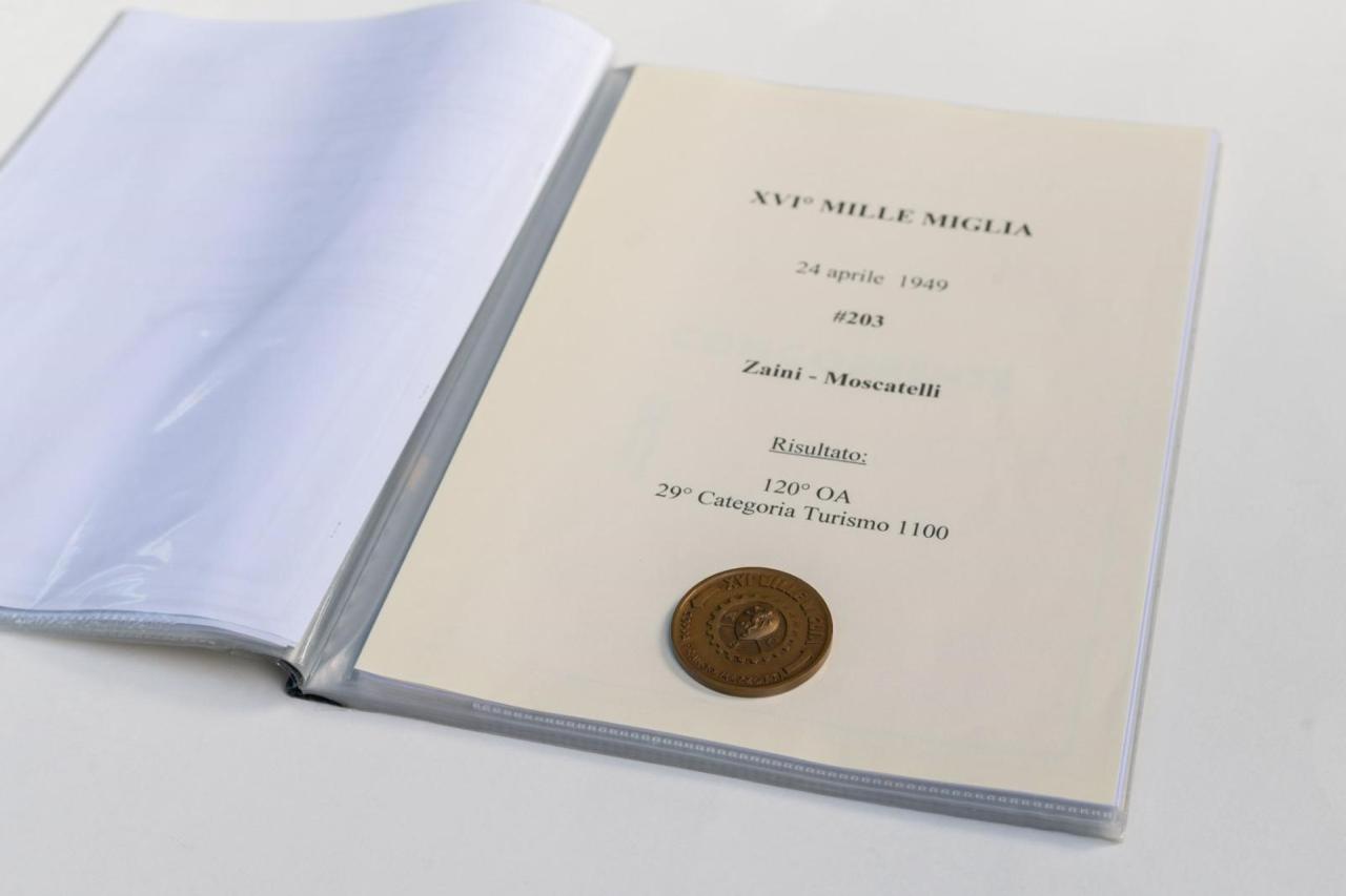 1947 Fiat 1100 &ldquo;Musone&rdquo; 1949 Mille Miglia competitor