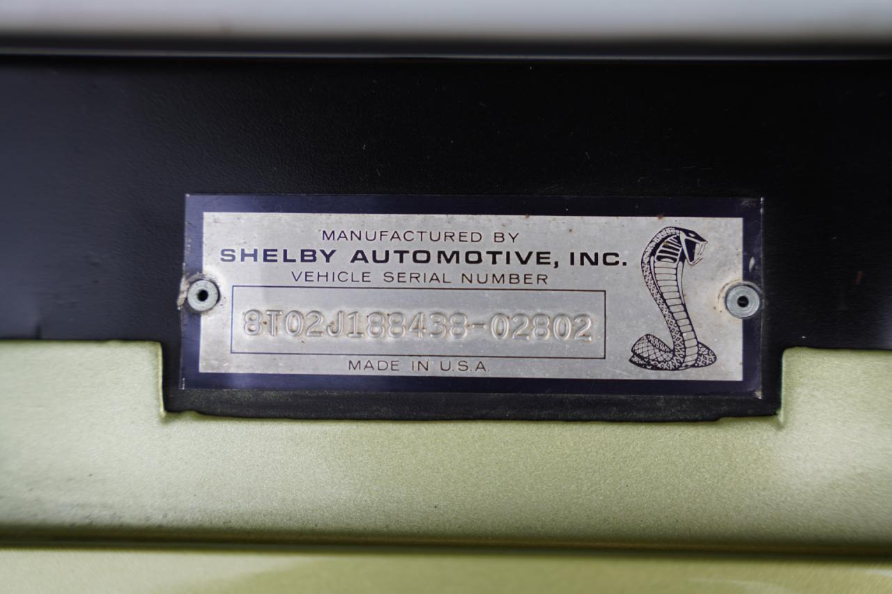 1968 Ford Mustang Shelby GT350 Fastback