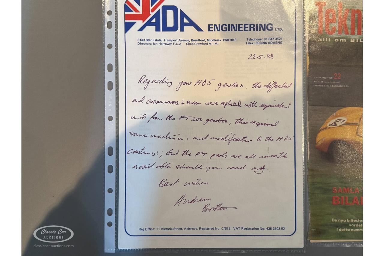 1968 Ford Cosworth Focus Mark V Le Mans racer