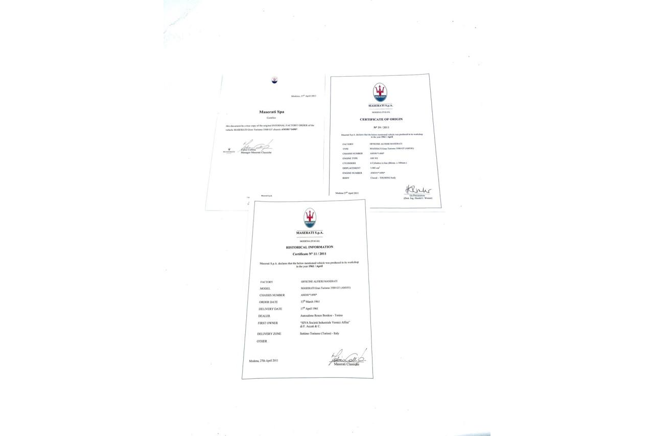 1961 Maserati 3500 GT Coupe by Touring