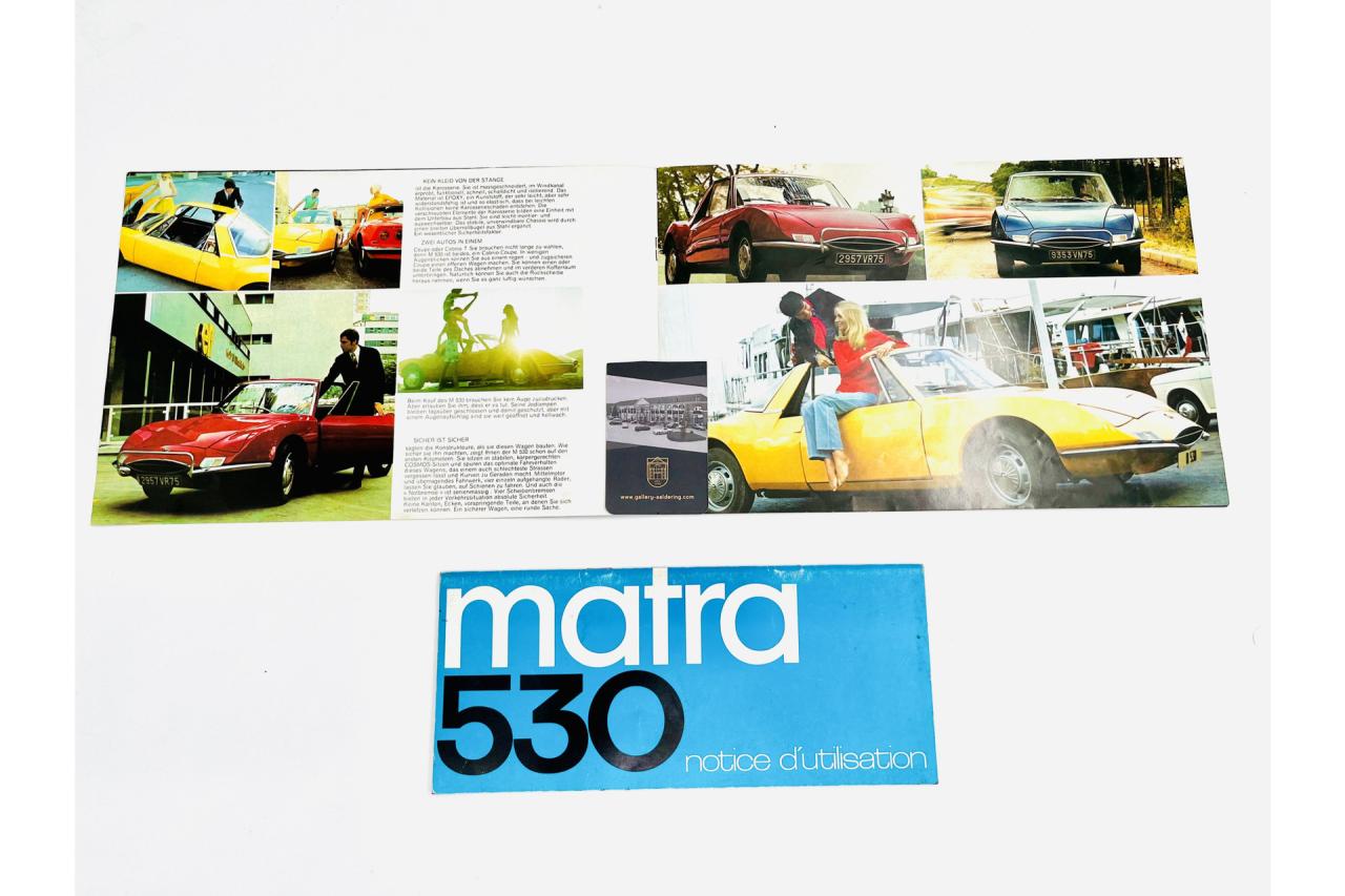 1973 Matra M530 LX Sport MINT RESTORED CONDITION