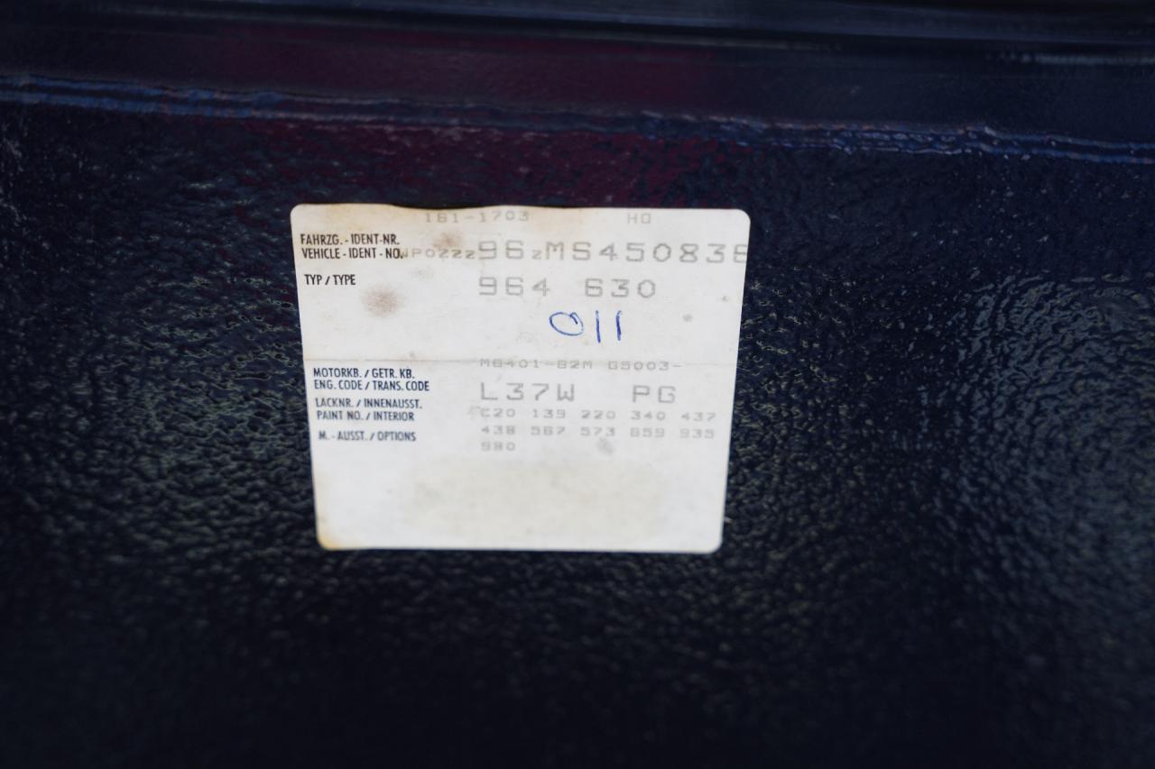 1991 Porsche 964 Carrera 2 Cabriolet &ldquo;Manual geared and rear-wheel drive only&rdquo;